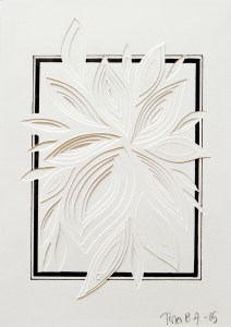 Relief Rektangle Flower.